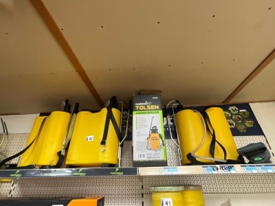 3No. UNUSED BACK SPRAYERS & 2No. GARDEN SPRAYERS
