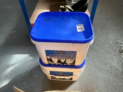2No. UNUSED BUCKETS OF MILKSHAKE PROGUARD