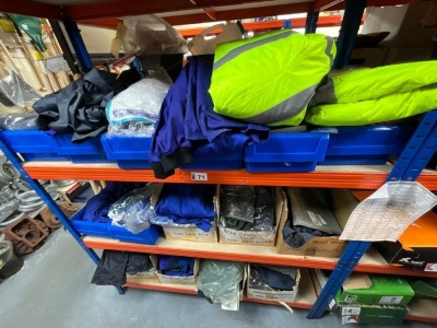 3No. SHELF LOTS TO INC. ASSORTED UNUSED WORKWEAR