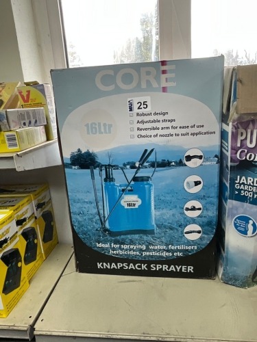 UNUSED 16lt BACK PACK SPRAYER