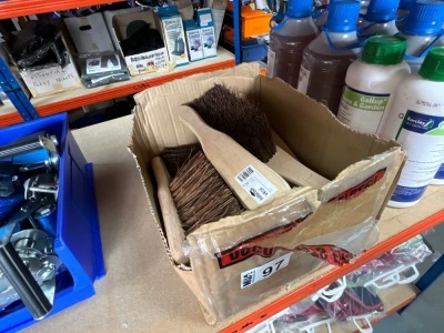 BOX LOT TO INC. APPROX. 8No UNUSED HAND BRUSHES