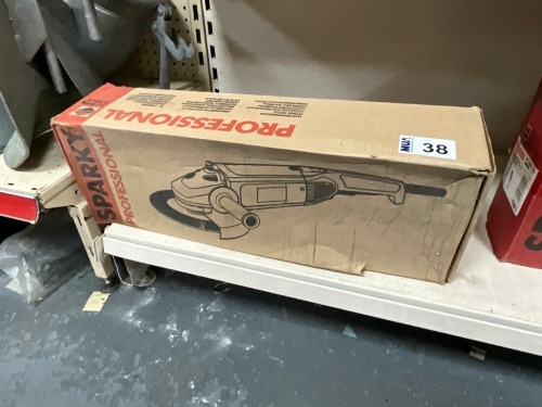 UNUSED SPARKY 110v 9" GRINDER