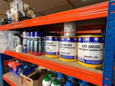 SHELF LOT TO INC. DE-ICER, COMPRESSOR OIL, METHALATED SPIRIT, BEARING GREASE