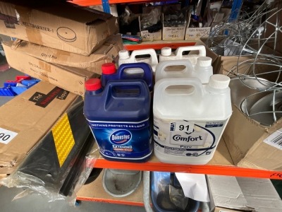 6No. UNUSED JARS OF HOUSEHOLD PRODUCTS