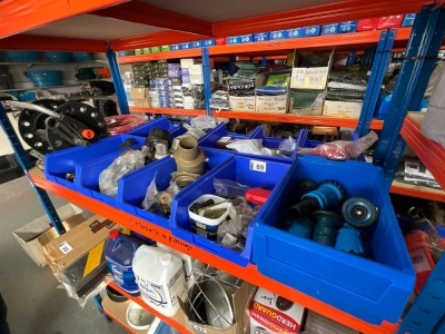 SHELF LOT TO INC. HOSE FITTINGS