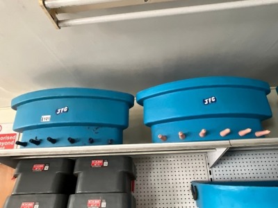 2No. UNUSED JFC 6 TEAT FEEDERS
