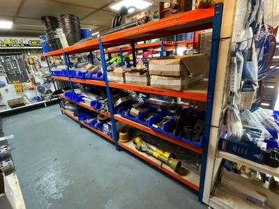 3No. BAYS OF 4 TIER SHELF UNITS
