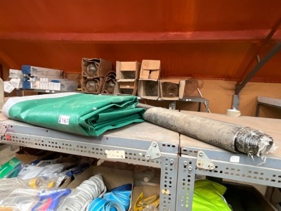 PART ROLL OF FELT & TARPAULIN