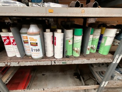 SHELF LOT TO INC. VARIOUS SPRAYS & CORRISION INHIBITOR