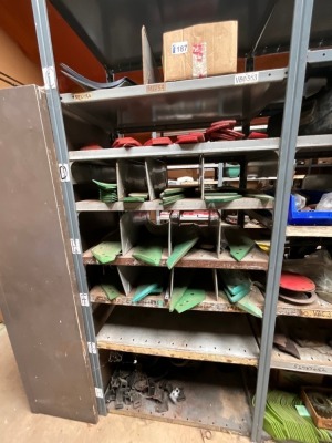 4No. SHELVES TO INC. KVERNLAND PLOUGH PARTS