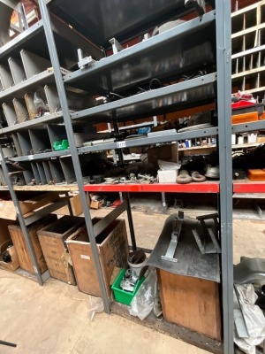 UNUSED AXLE, HANDBRAKE CABLE, WHEEL CARRIERS, SPRINGS, BRAKE PARTS, HITCH