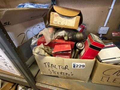 BOX LOT TO INC. TRACTOR STEERING PARTS