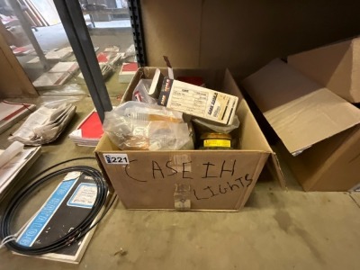 BOX LOT TO INC. CASE & DAVID BROWN LIGHTS