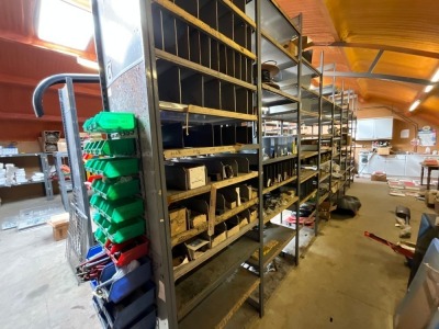 APPROX. 24No. BAYS OF METAL RACKING & SHELVING
