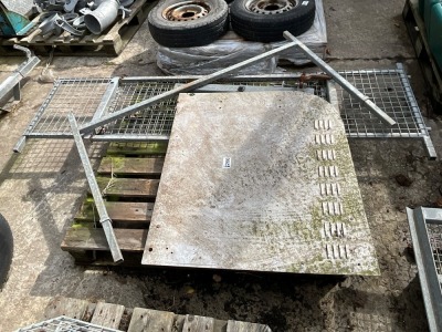 ASSORTED GALVANISED TRAILER ACCESSORIES