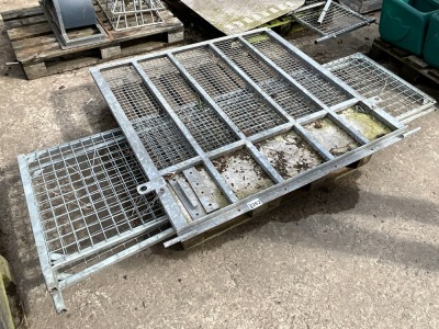 GALVANISED MESH SIDES & TAILDOOR TO SUIT APPROX. 7ft TRAILER