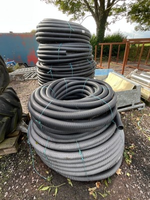 6No. ROLLS OF APPROX. 70mm DRAINAGE PIPE