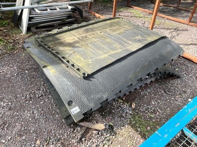 SELECTION OF ASSORTED RUBBER COW MATS