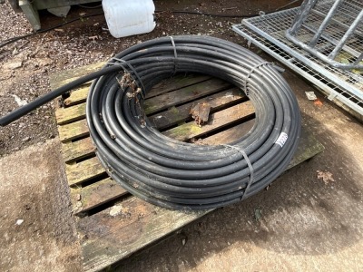 PART ROLL OF BLACK WATER PIPE