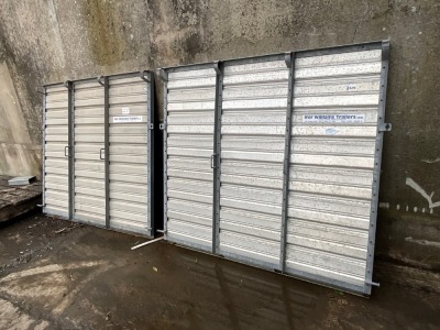 2No. TAIL DOORS TO SUIT IFOR WILLIAMS TRAILER