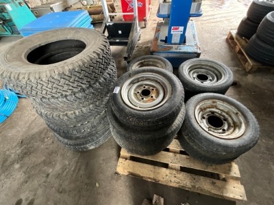 10No. ASSORTED RIMS & TYRES & 5No. ASSORTED TYRES