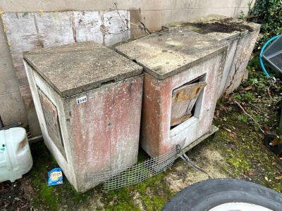 4No. CONCRETE CATTLE DRINKERS