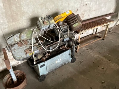SEALEY 240v METAL BANDSAW & ROLLER TABLE