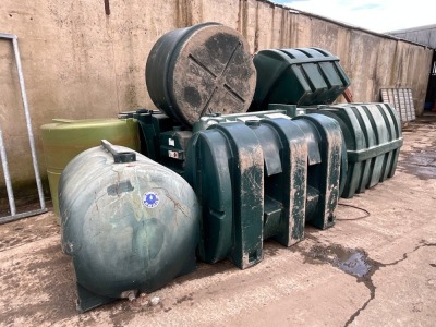 APPROX. 13No. ASSORTED PLASTIC OIL TANKS