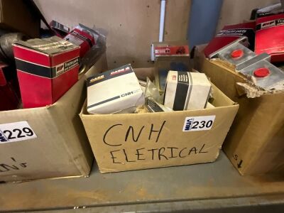 BOX LOT TO INC. CASE ELECTRICAL PARTS