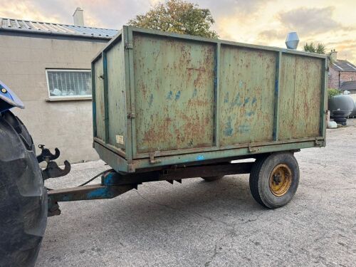 APPROX. 10ft x 6ft WEEKS DROPSIDE TIPPING GRAIN TRAILER