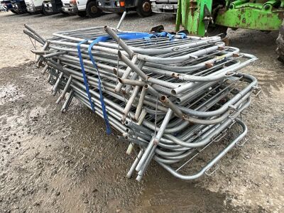 APPROX. 20No. GALVANISED PEDESTRAIN BARRIERS