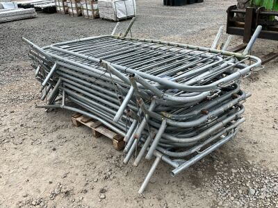 APPROX. 20No. GALVANISED PEDESTRAIN BARRIERS