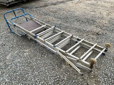 EXTENDABLE ALUMINIUM PODIUM