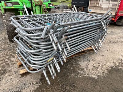 APPROX. 20No. GALVANISED PEDESTRAIN BARRIERS