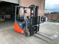 TOYOTA 8FBET15 3 WHEEL 1.5TON ELECTRIC FORKLIFT - 4