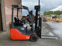 TOYOTA 8FBET15 3 WHEEL 1.5TON ELECTRIC FORKLIFT - 5