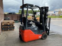 TOYOTA 8FBET15 3 WHEEL 1.5TON ELECTRIC FORKLIFT - 6