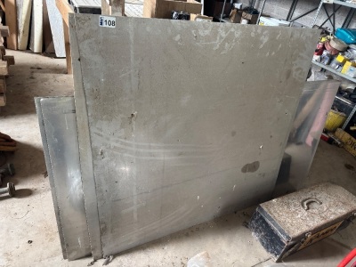 4No. SHEETS OF ASSORTED ALUMINIUM SHEETS