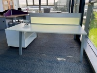 TWO PERSON BENCH DESK & LOW STORAGE ROLLOUT UNIT - 5