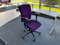 ELITE OPTIMA RECEPTION DESK & OPERATORS CHAIR - 10