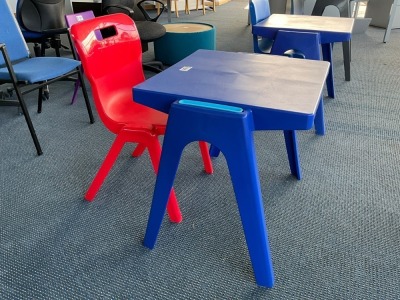 POLYPROPYLENE CLASSROOM TABLE & CHAIR