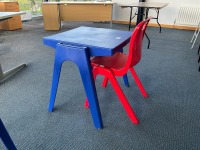 POLYPROPYLENE CLASSROOM TABLE & CHAIR - 3