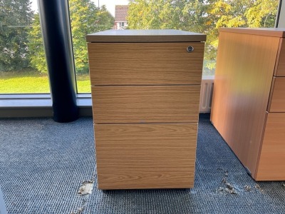THREE DRAWER PEDESTAL