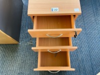 THREE DRAWER PEDESTAL - 5