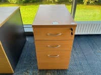 THREE DRAWER PEDESTAL - 6