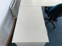 1800mm LEFT HAND CORNER DESK & OPERATORS CHAIR - 3