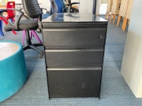 THREE DRAWER METAL PEDESTAL - 2