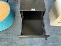 THREE DRAWER METAL PEDESTAL - 4