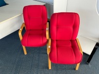 2No. MEETING CHAIRS - 2