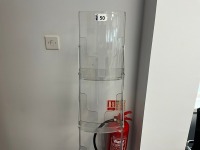 4 TIER CLEAR ACRYLIC FLOORSTANDING LITERATUR DISPLAY STAND - 3